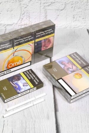 Buy Omé | 200 Yellow Slims Cigarettes |10 packs – (One Sleeve)