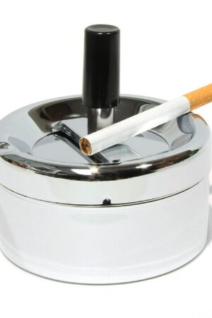 Angelo | Spinner Ashtray High Polished Chrome | 9cm