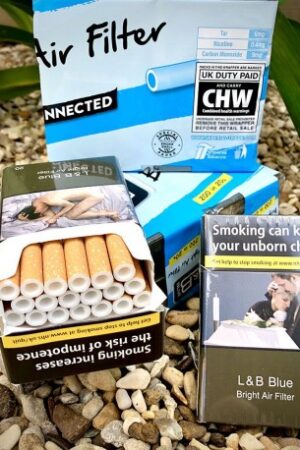 L&B Blue | Bright Air Filter |King Size Cigarettes |10 packs