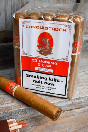 Conquistador Robusto Cigars – Bundle of 25