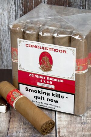 Conquistador Short Robusto – Bundle of 25 Cigars