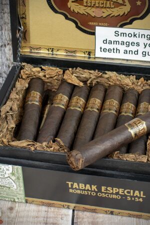 Drew Estate Tabak Especial Robusto Oscuro Cigars – Box of 24