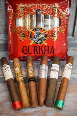 Gurkha Cigars 6 Nicaraguan Toro Cigars (Red Pack)