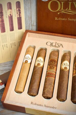 Oliva Robusto 5 Handmade Cigars – Luxury Sample Box