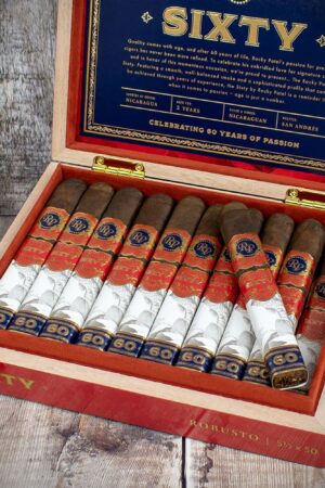 Rocky Patel Sixty Robusto – Box of 20 Cigars